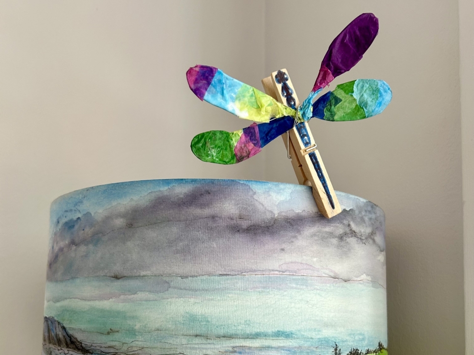 View: Stained Glass Effect Dragonfly Art Workshop